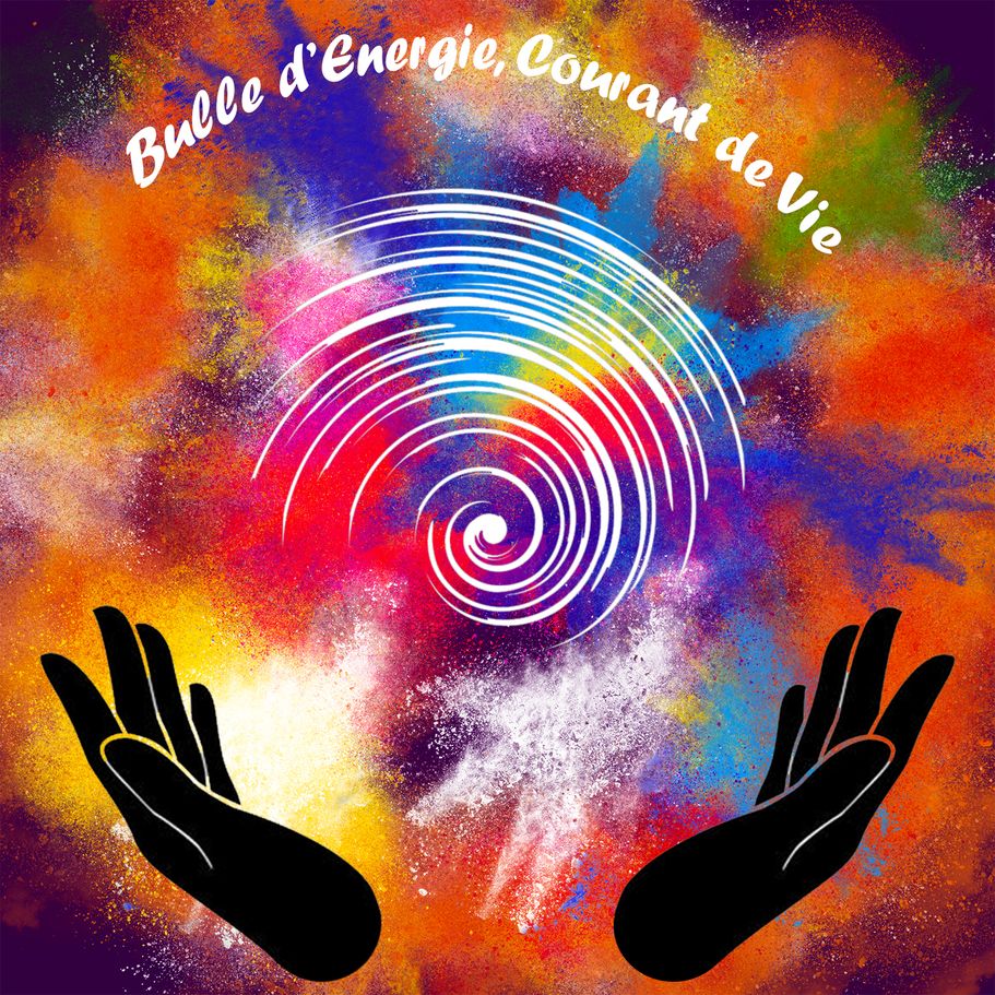Logo Bulle d'Energie, Courant de Vie